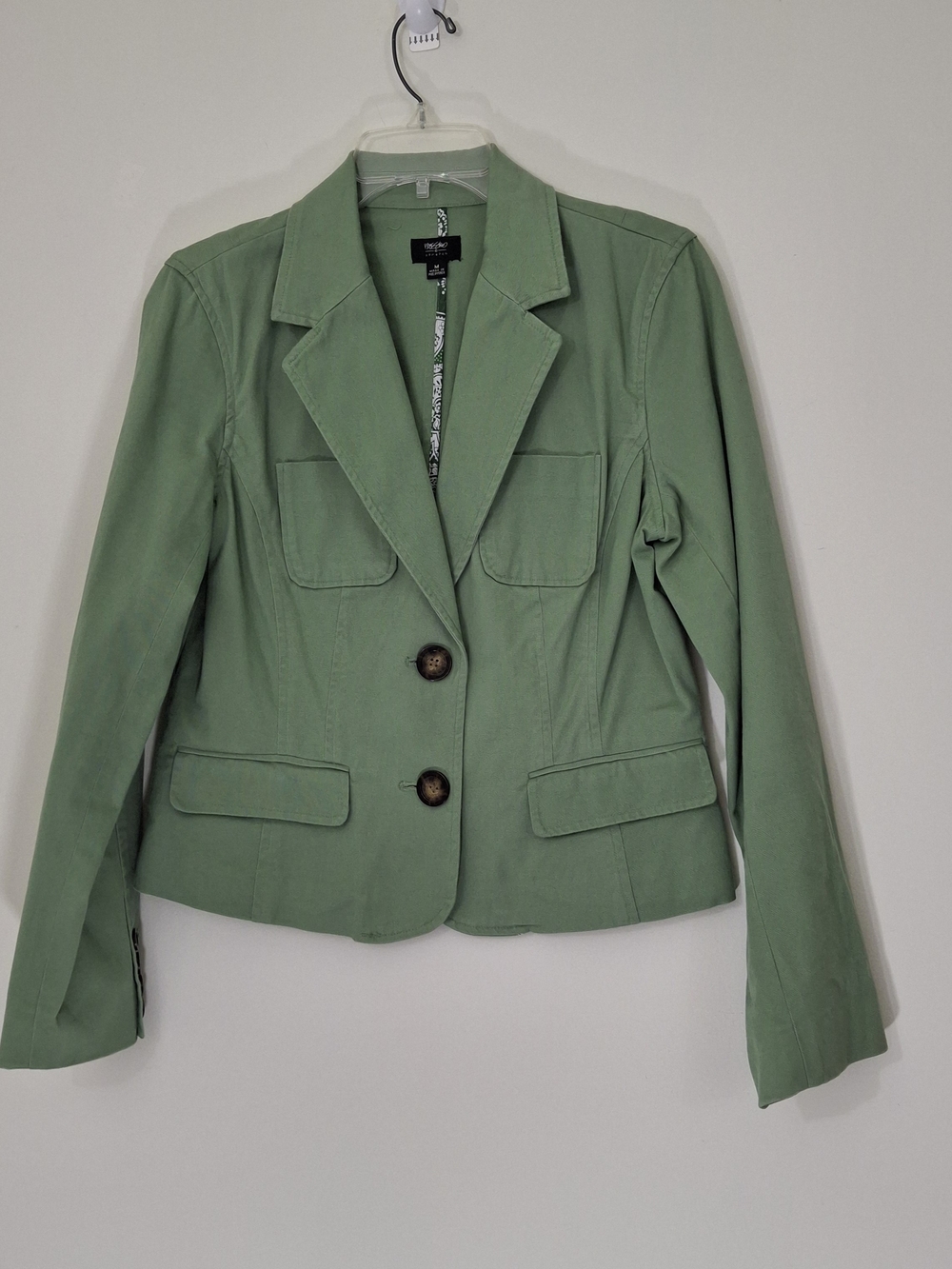 Mossimo Women's Green Tailored Blazer, Size Medium